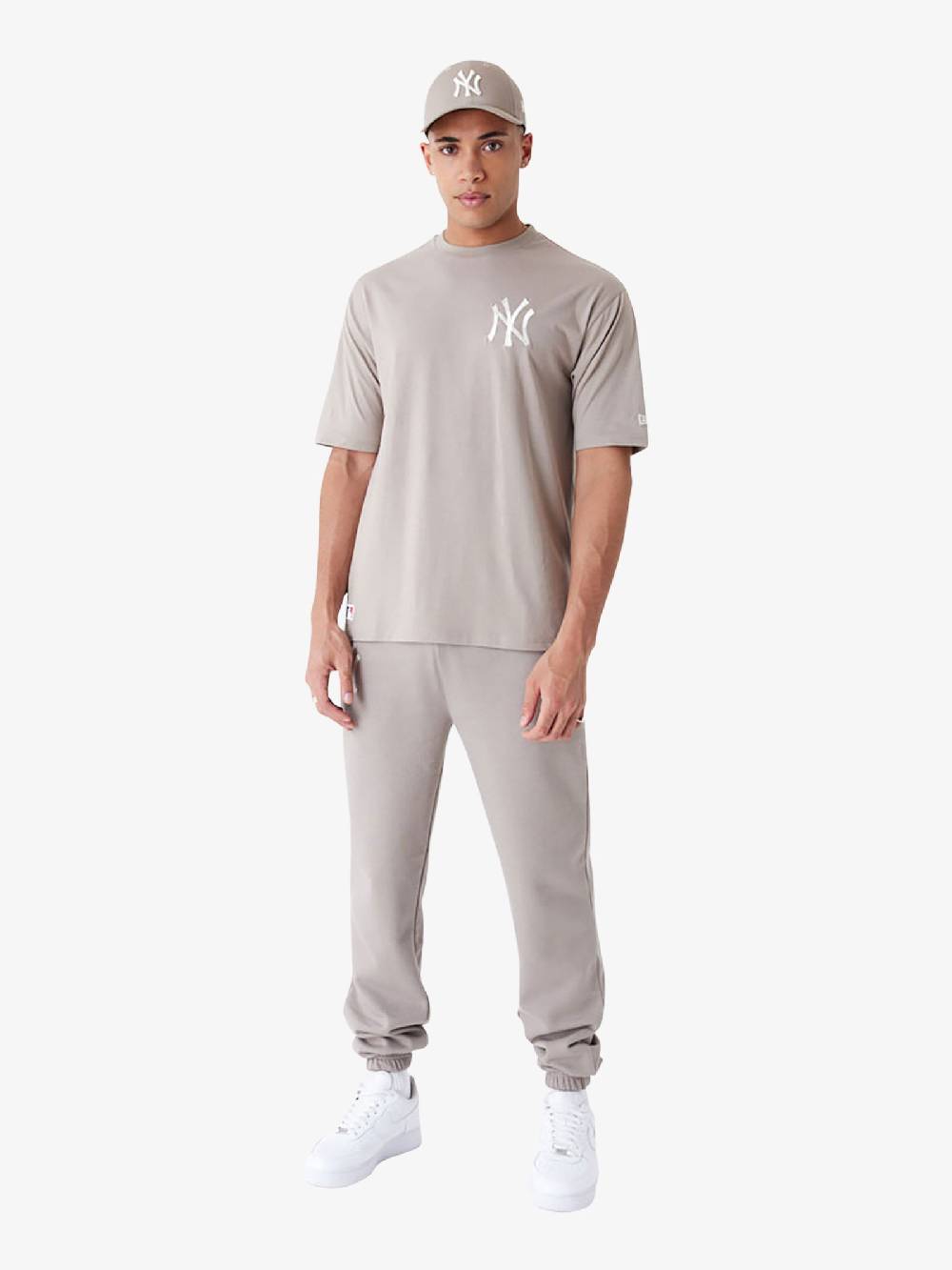 NEW ERA T-shirt Oversize New York Yankees League Essential 60435555 Uomo Cotone Marrone