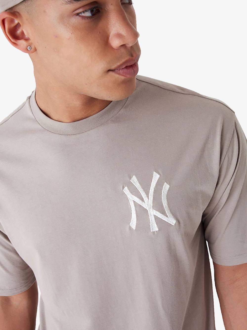 NEW ERA T-shirt Oversize New York Yankees League Essential 60435555 Uomo Cotone Marrone