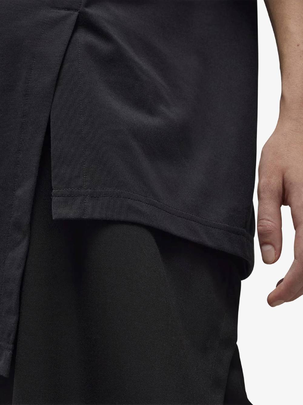 Y-3 T-Shirt Premium IN4377 Donna Orlo Asimmetrico Nero