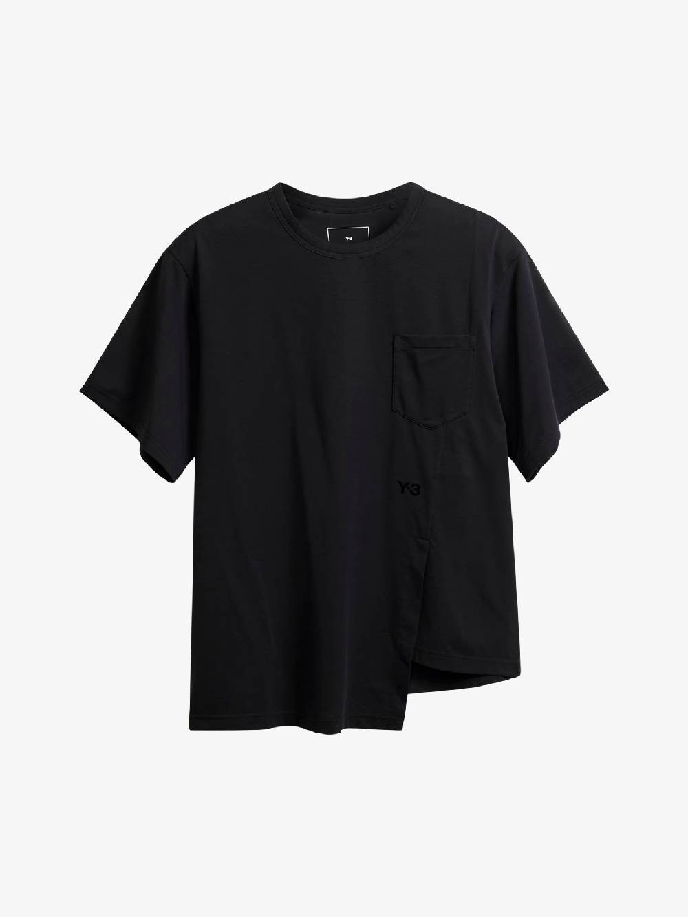Y-3 T-Shirt Premium IN4377 donna orlo asimmetrico nero