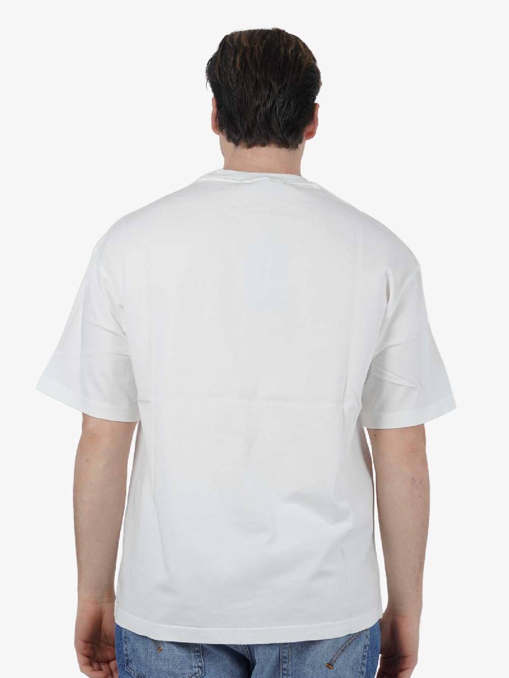 ACUPUNCTURE T-shirt PUPILED EMBLEM Uomo Cotone Bianco