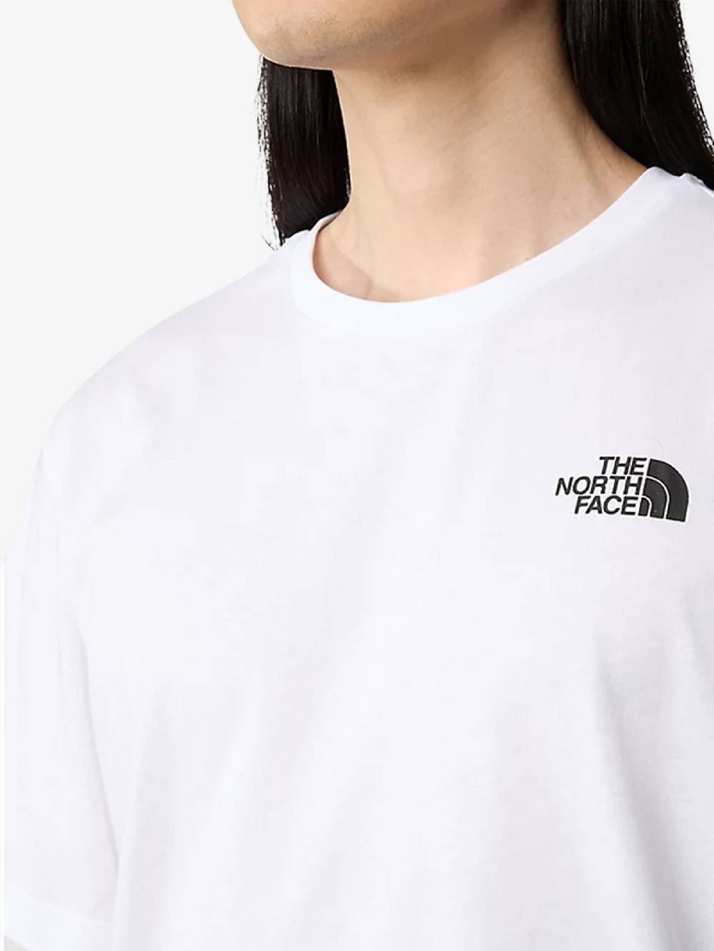 THE NORTH FACE T-Shirt Redbox 87NP Uomo In Cotone Bianco