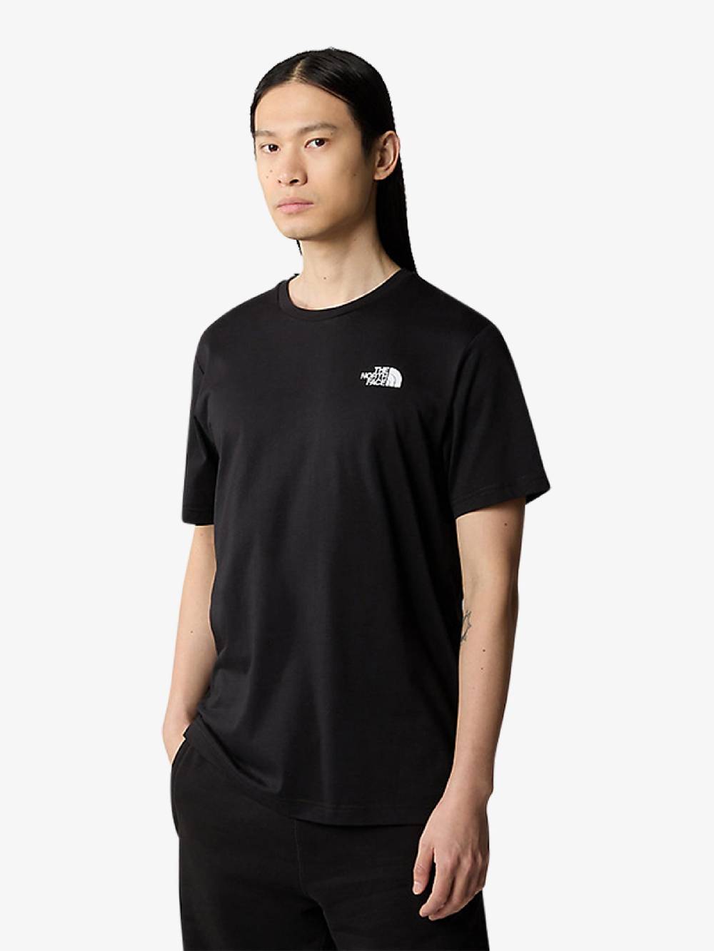 THE NORTH FACE T-Shirt Redbox 87NP Uomo In Cotone Nero