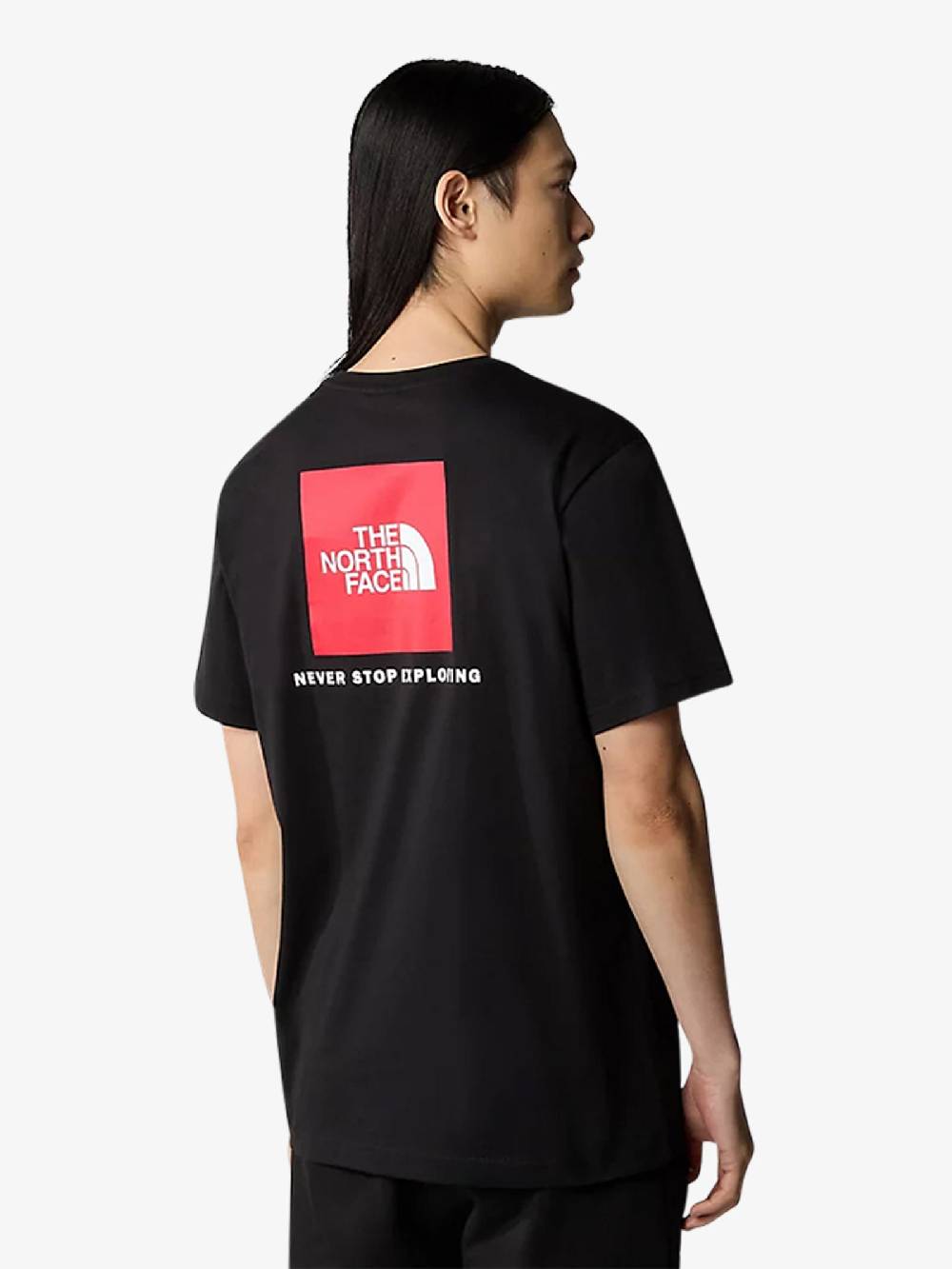 THE NORTH FACE T-Shirt Redbox 87NP Uomo In Cotone Nero