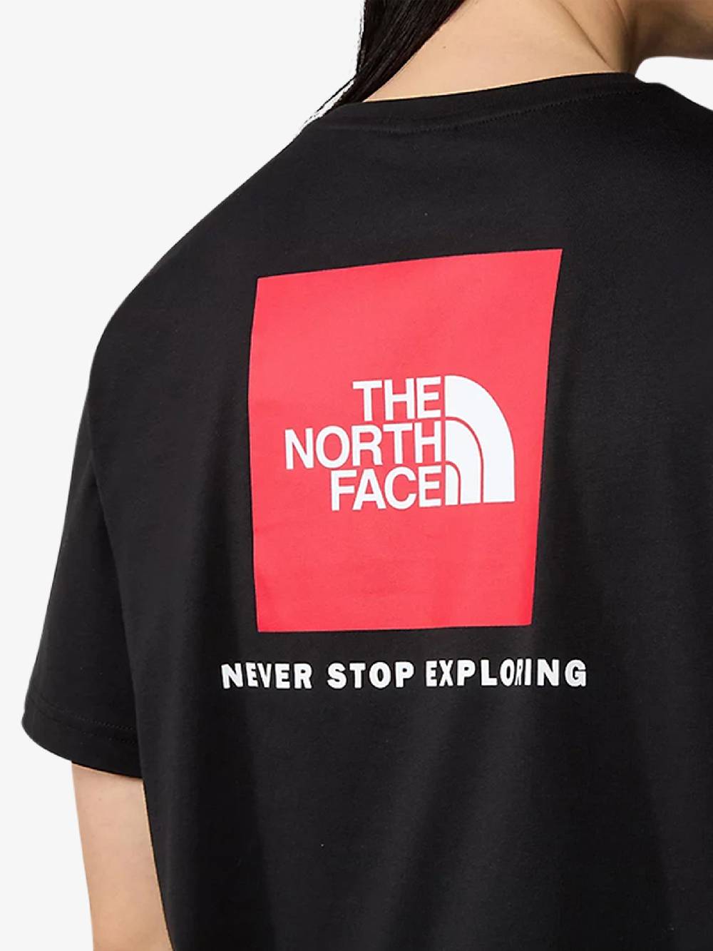 THE NORTH FACE T-Shirt Redbox 87NP Uomo In Cotone Nero