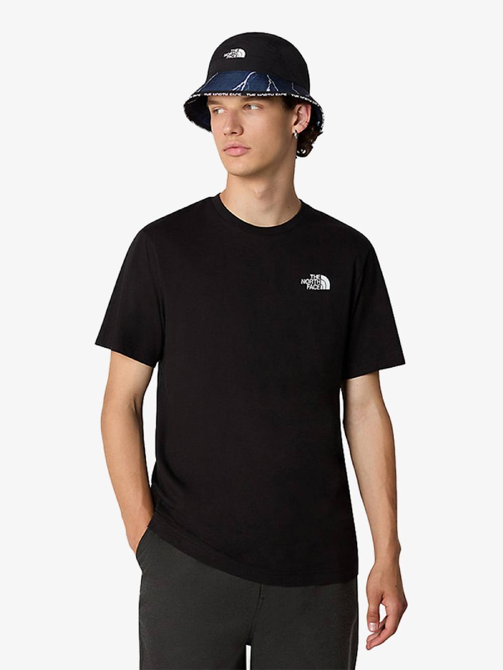 THE NORTH FACE T-shirt Redbox 87NPuomo In Cotone Nero