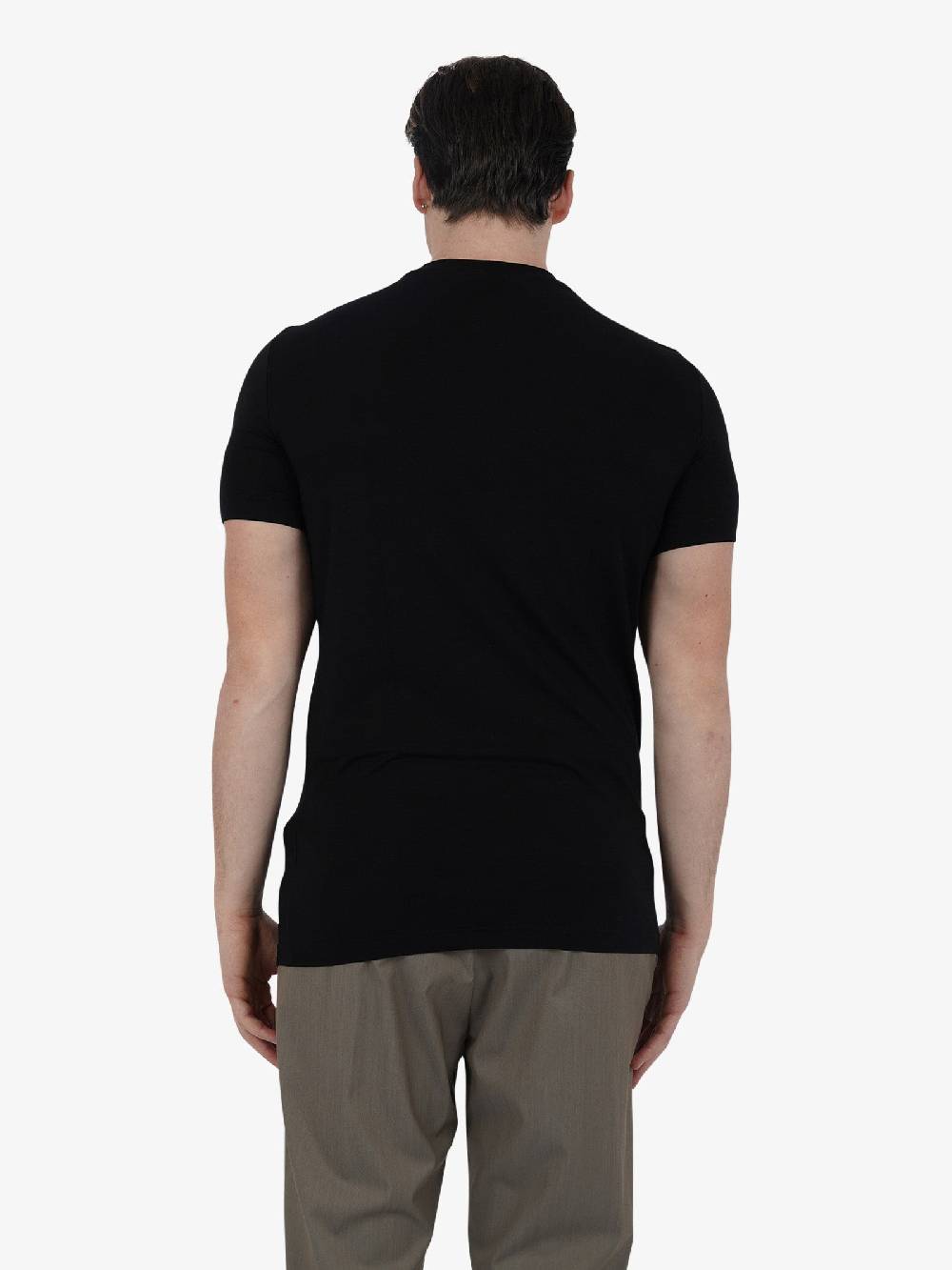 DSQUARED2 T-shirt ROUND NECK T-SHIRT D9M205070 Uomo Cotone Nero