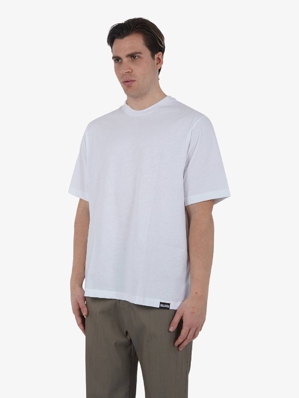 DSQUARED2 T-shirt ROUND NECK T-SHIRT D9M3Z5090 Uomo Cotone Bianco