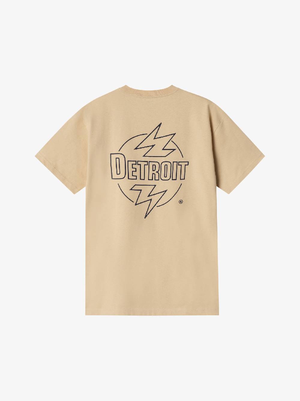 CARHARTT WIP T-shirt S/S Ablaze I033639_ Uomo Cotone Beige