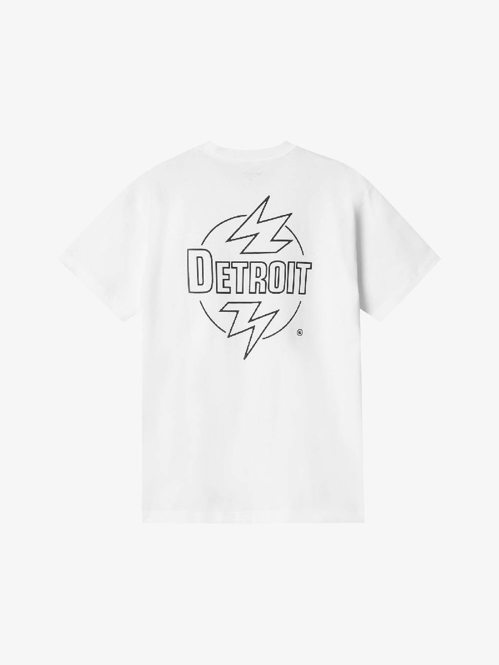 CARHARTT WIP T-shirt S/S Ablaze I033639_ Uomo Cotone Bianco