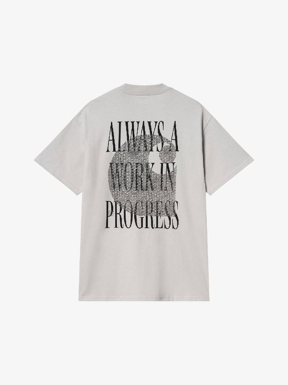 CARHARTT WIP T-Shirt S/S Always A WIP I033174_1YE_XX Uomo Argento Sonico