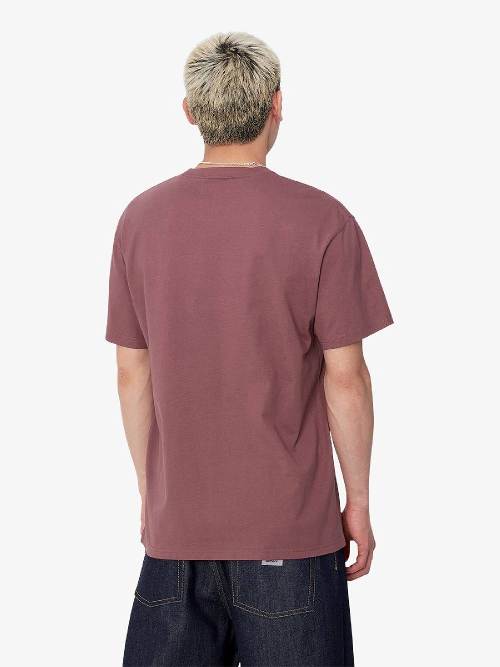 CARHARTT WIP T-Shirt S/S Chase I026391_00R_XX Uomo In Cotone Bianco