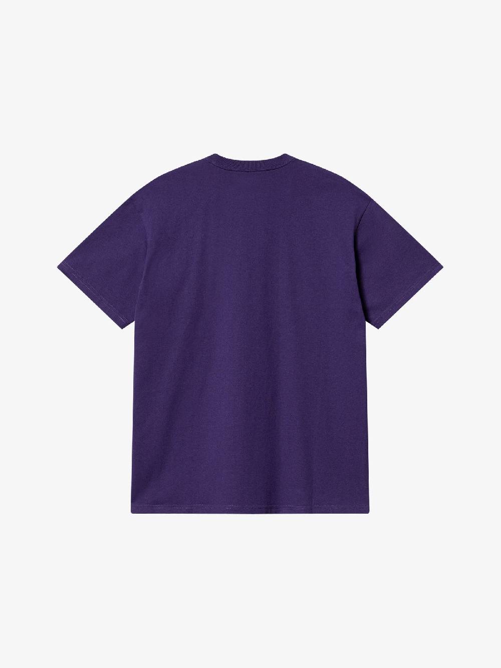 CARHARTT WIP T-shirt S/S Chase I026391_1YV_XX Uomo In Cotone Viola