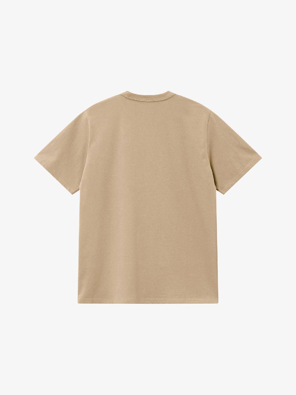 CARHARTT WIP T-shirt S/S Chase I026391_22I_XX Uomo In Cotone Beige