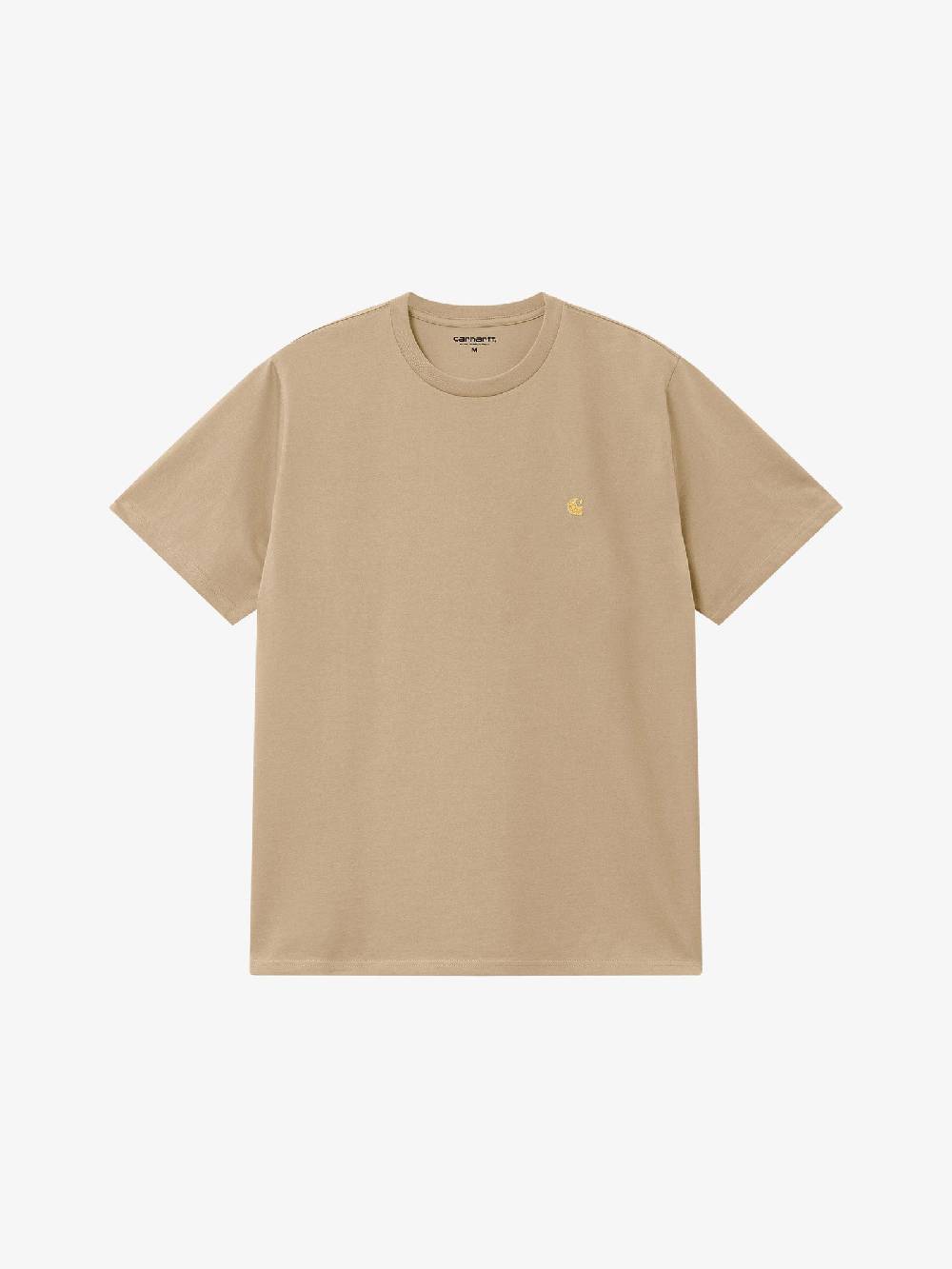 CARHARTT WIP T-shirt S/S Chase I026391_22I_XX uomo in cotone beige