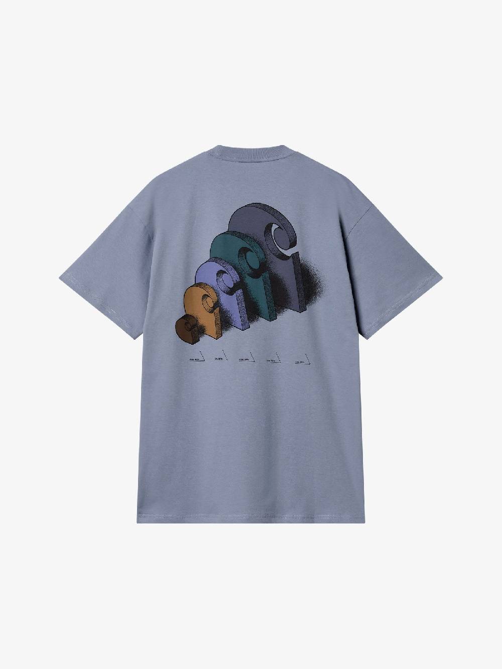 CARHARTT WIP T-Shirt S/S Diagram C I033177_1YD_XX Uomo Baia Blu