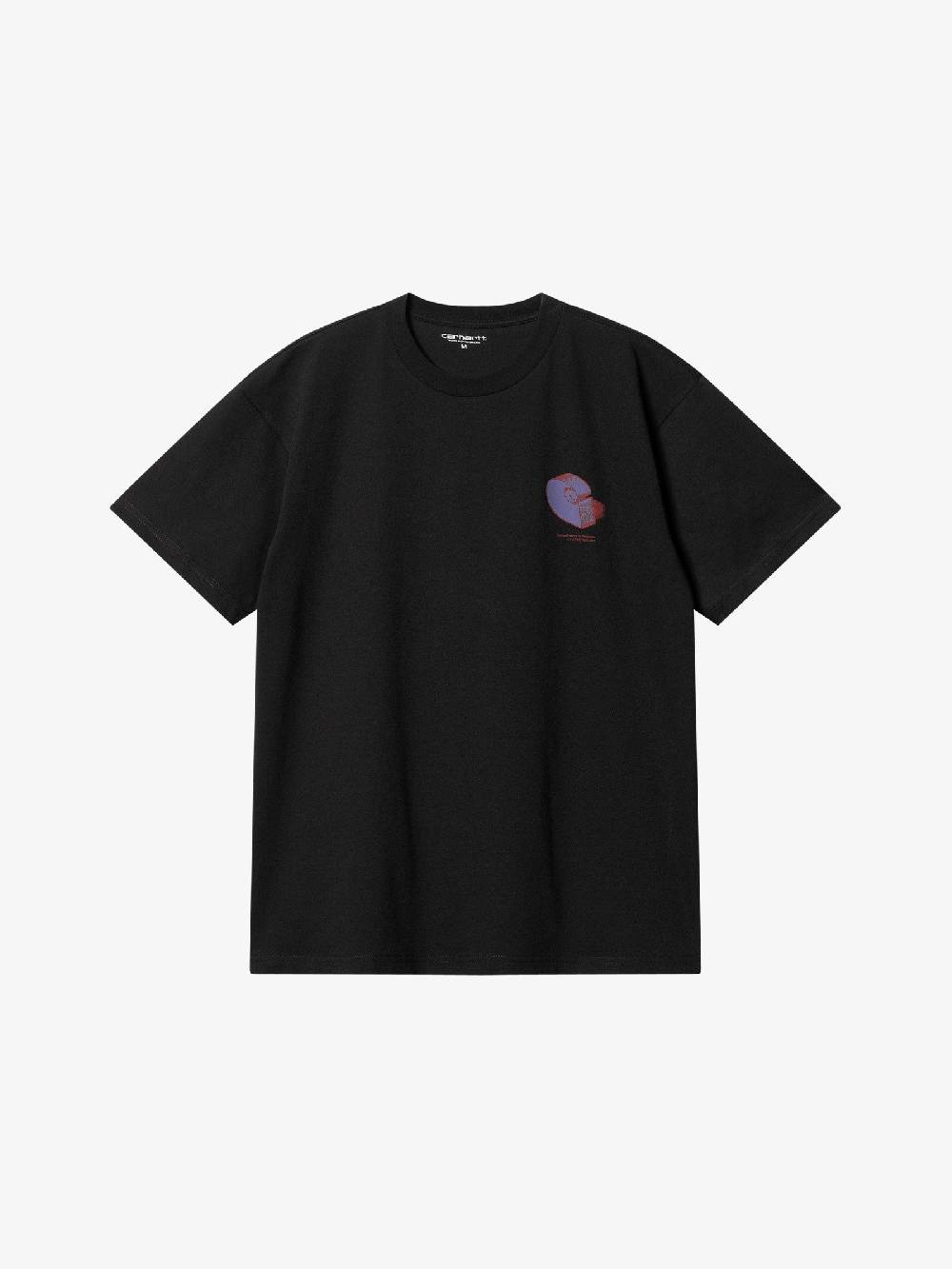 CARHARTT WIP T-shirt S/S Diagram C I033177_89_XX uomo in cotone nero