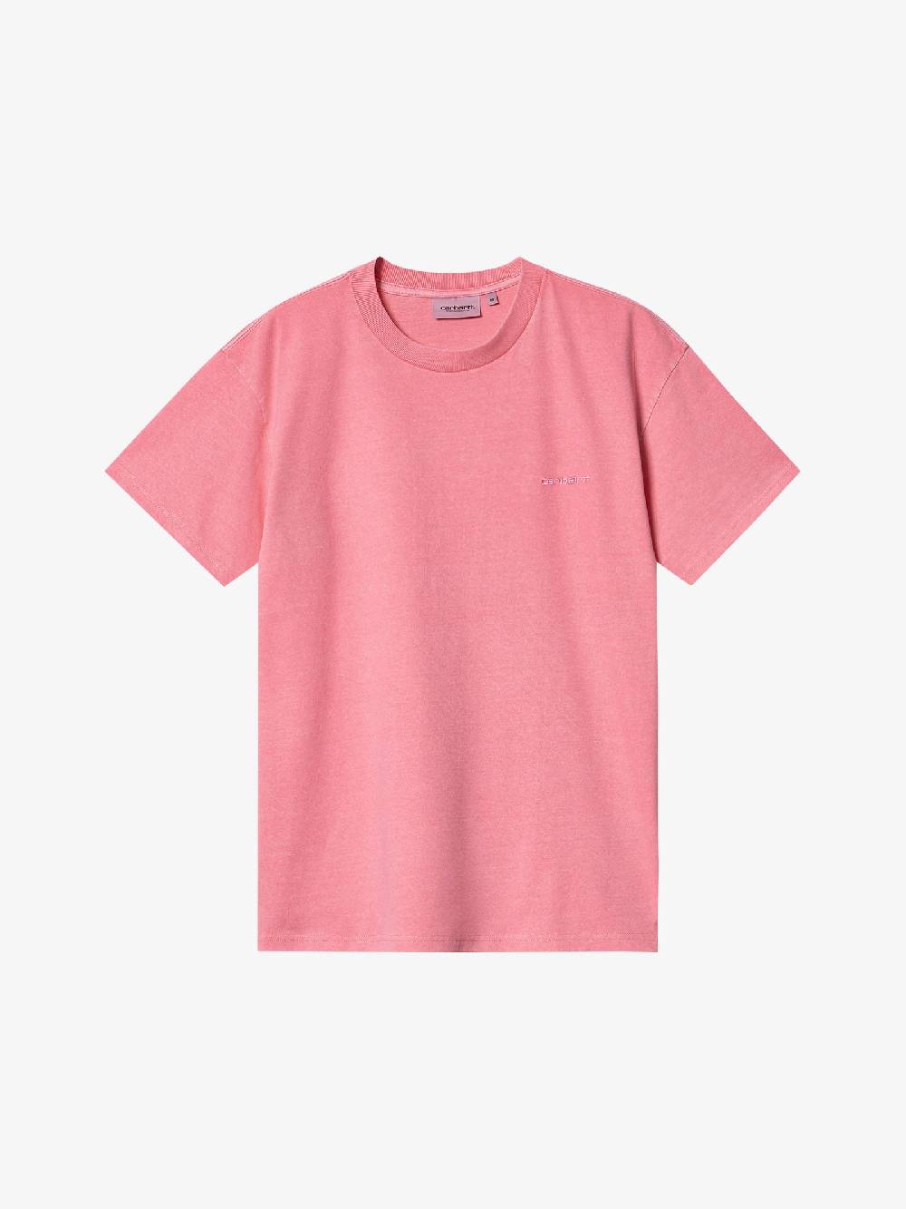 CARHARTT WIP T-shirt S/S Duster Script I033622_ uomo cotone rosa