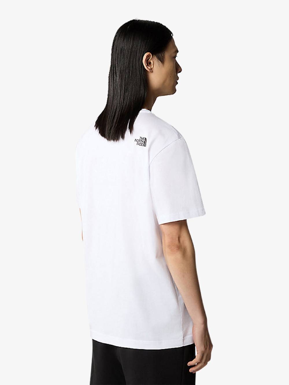 THE NORTH FACE T-shirt S/S Fine 87ND Uomo In Cotone Bianco