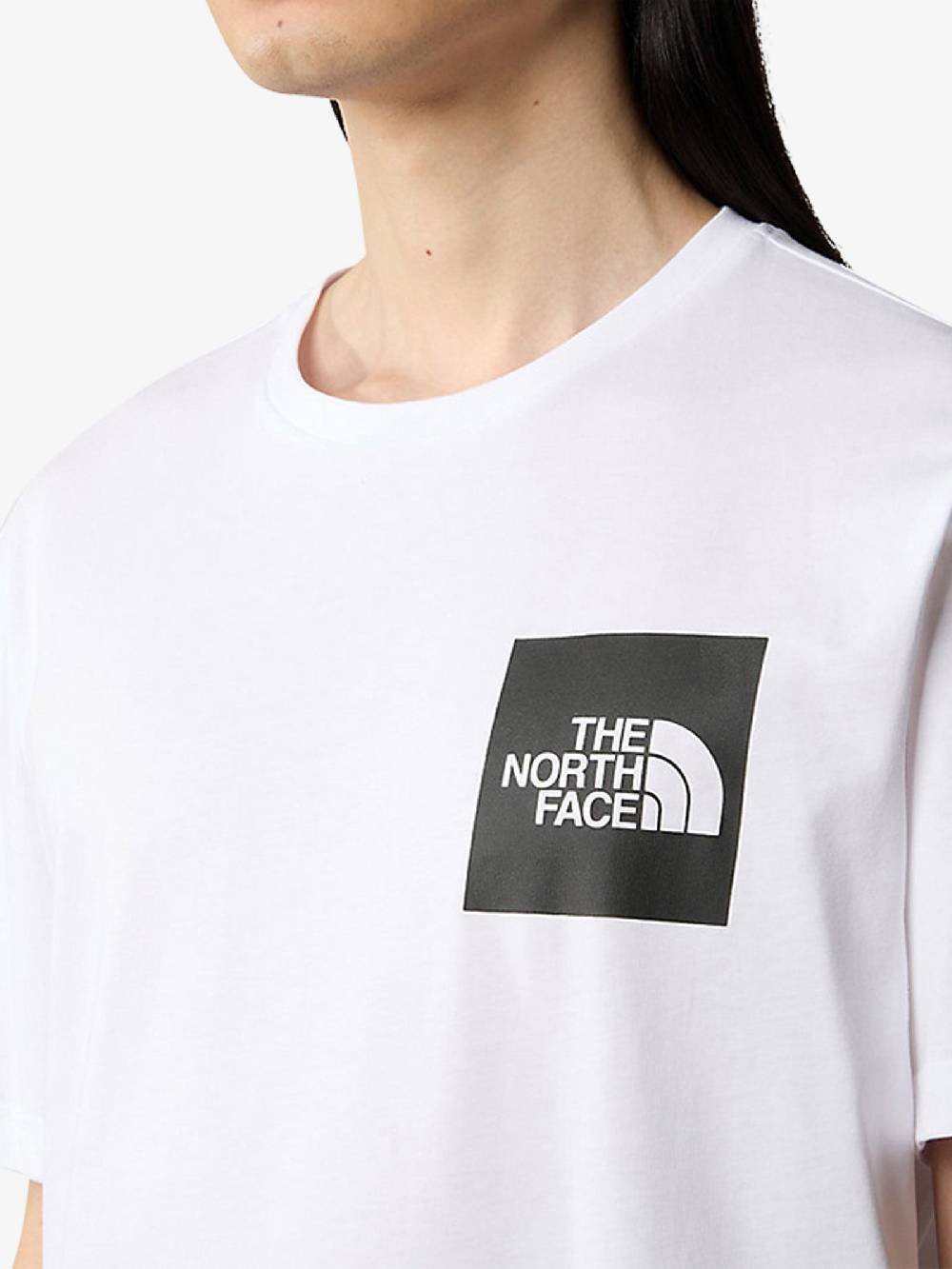 THE NORTH FACE T-shirt S/S Fine 87ND Uomo In Cotone Bianco