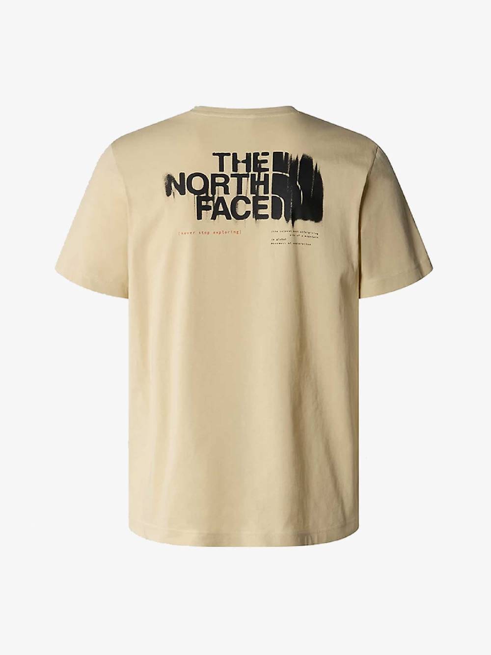 THE NORTH FACE T-shirt S/S Graphic 87EW Uomo Cotone Beige