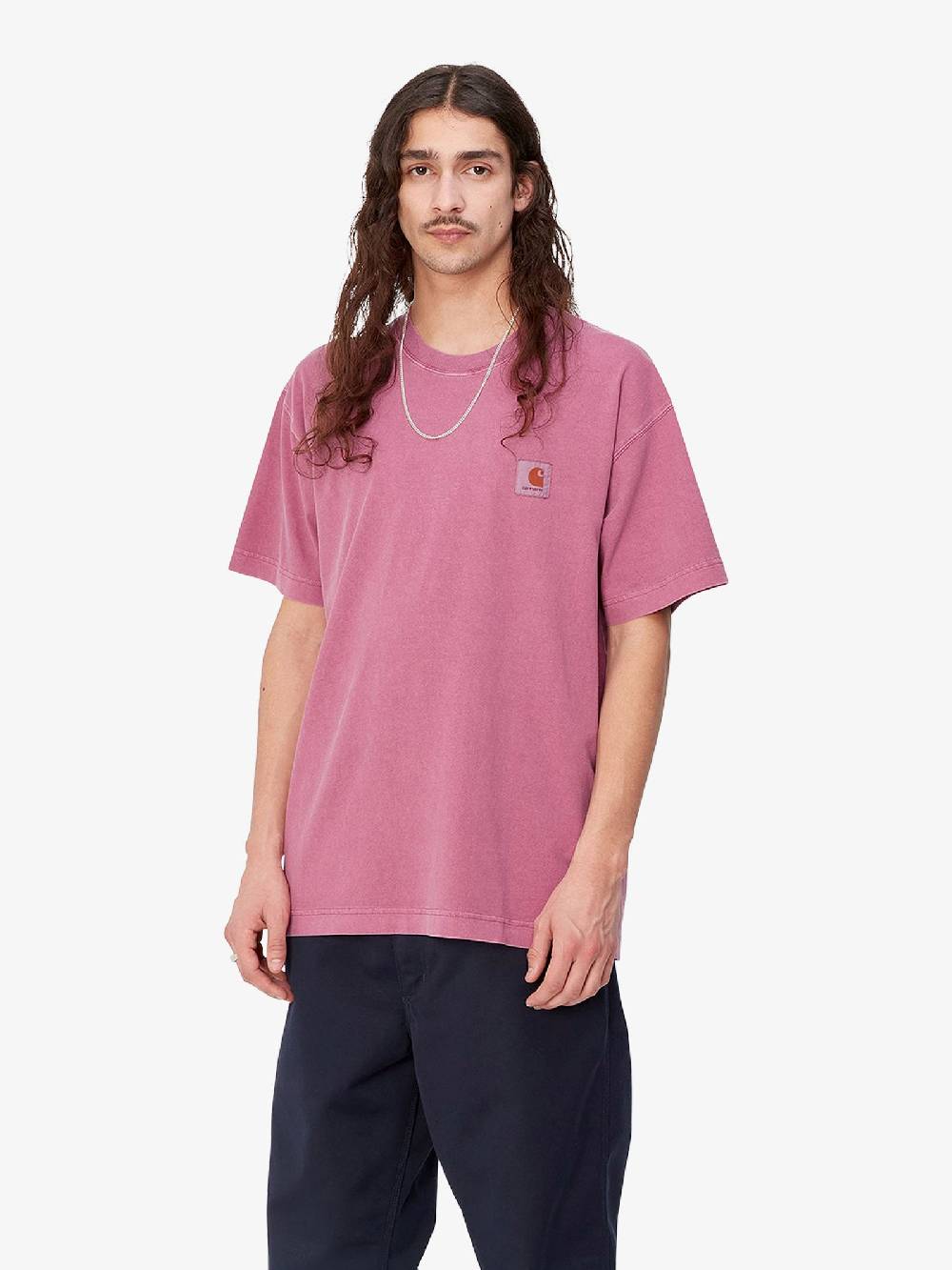 CARHARTT WIP T-shirt S/S Nelson I029949_ Uomo Cotone Rosa