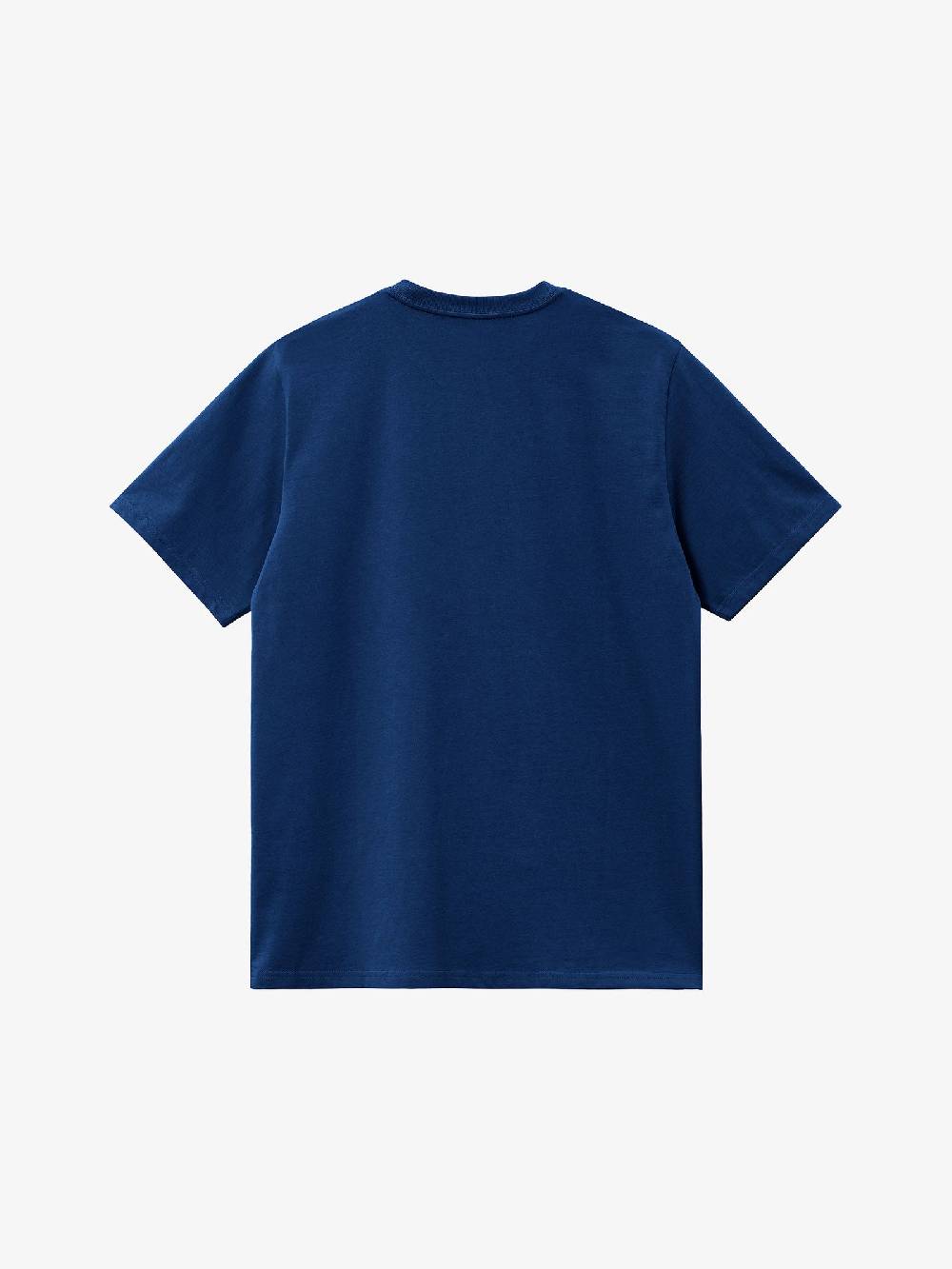 CARHARTT WIP T-shirt S/S Pocket I030434_1ZF_XX Uomo In Cotone Blu Anziano