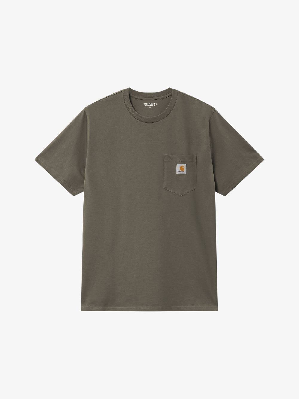 CARHARTT WIP T-shirt S/S Pocket I030434_ uomo cotone marrone