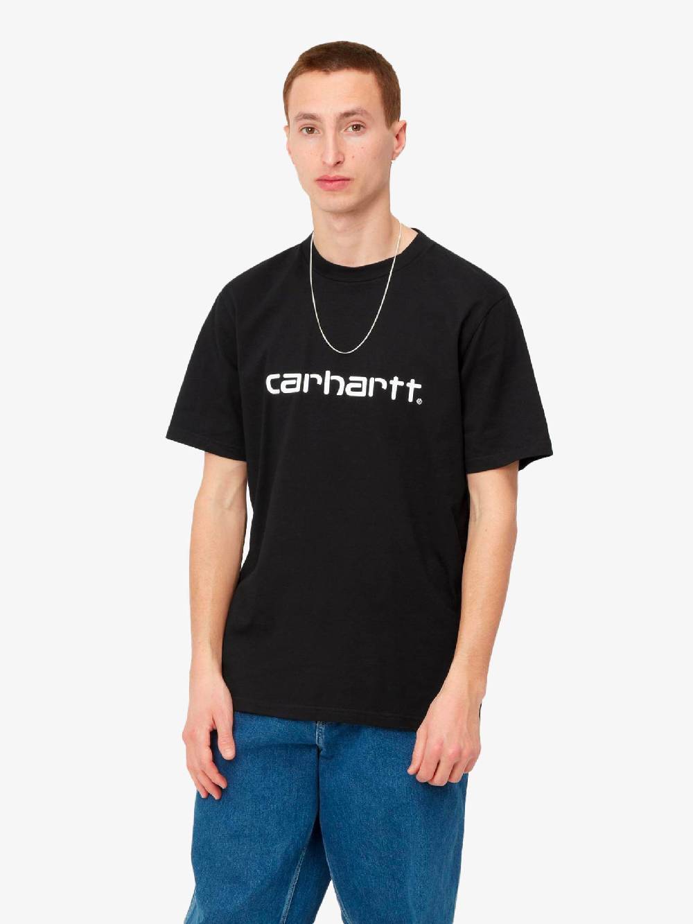 CARHARTT WIP T-Shirt S/S Script I031047_0D2_XX Uomo Nera