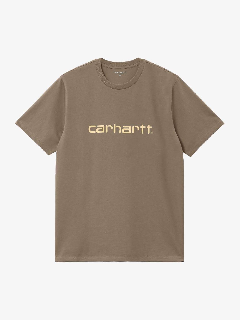 CARHARTT WIP T-shirt S/S Script I031047_24E_XX uomo cotone marrone