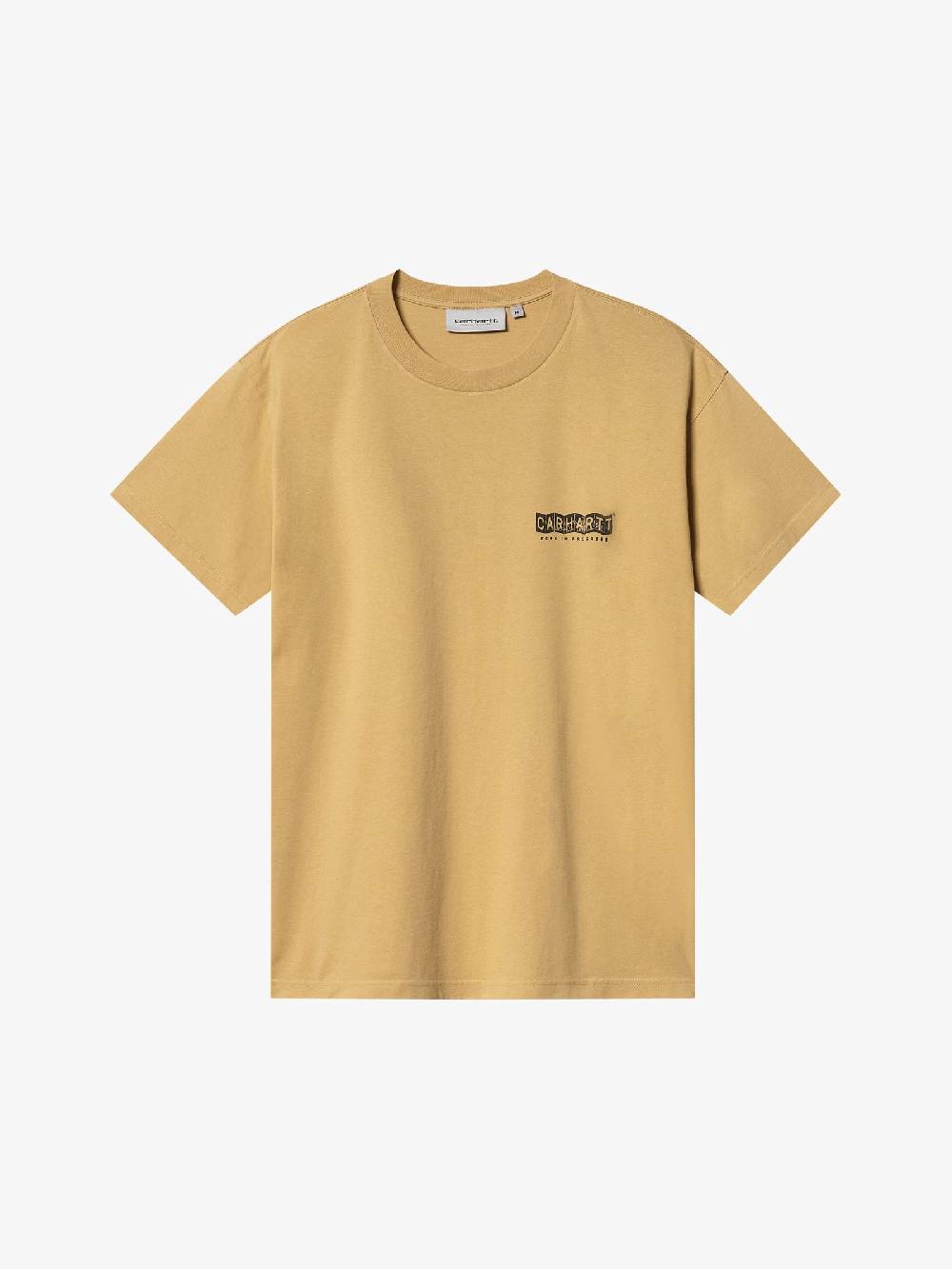 CARHARTT WIP T-shirt S/S Stamp I033670_ uomo cotone beige