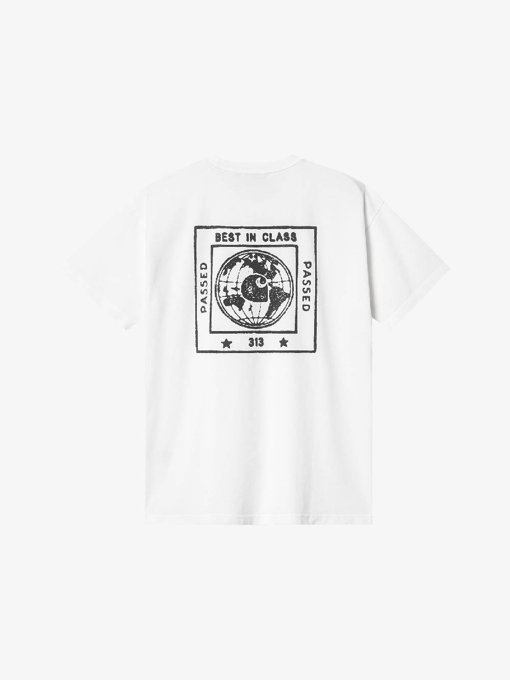 CARHARTT WIP T-shirt S/S Stamp I033670_ Uomo Cotone Bianco