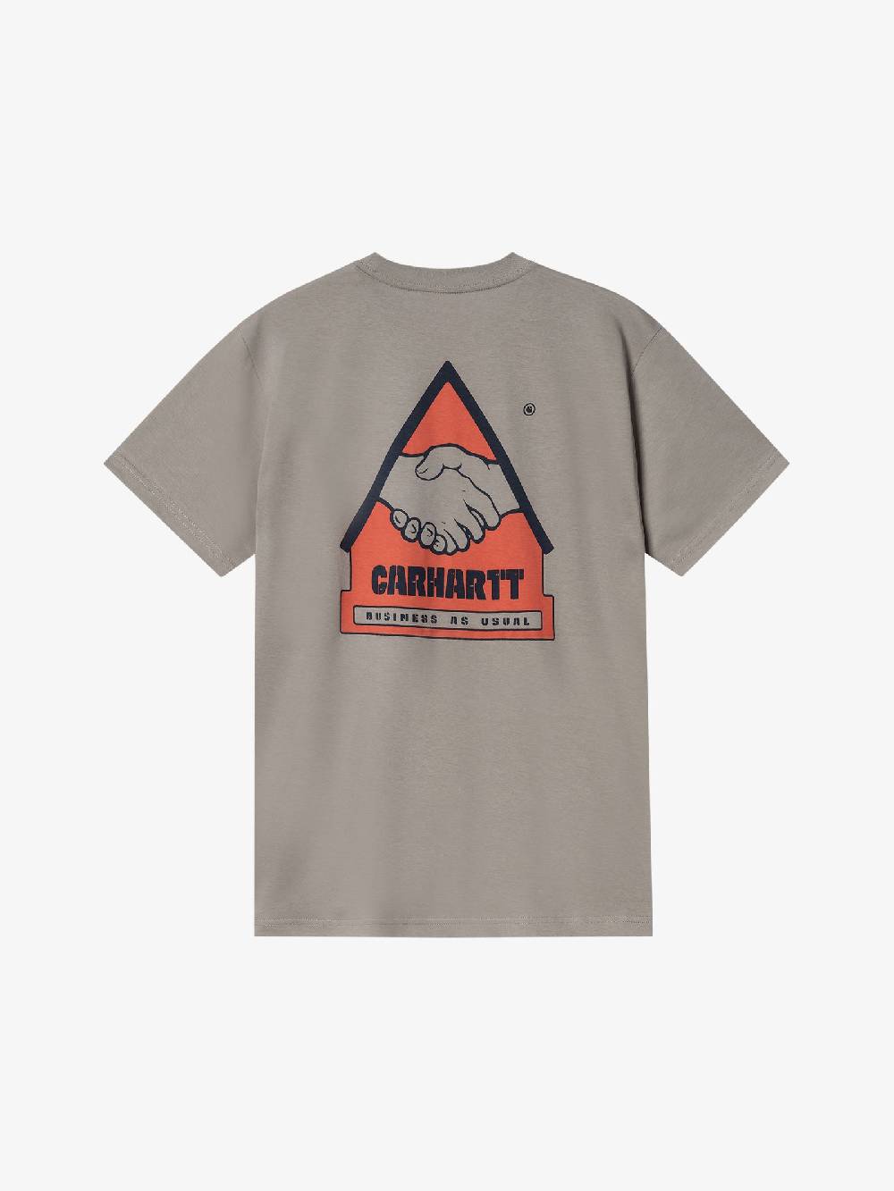 CARHARTT WIP T-shirt S/S Trade I033638_ Uomo Cotone Grigio