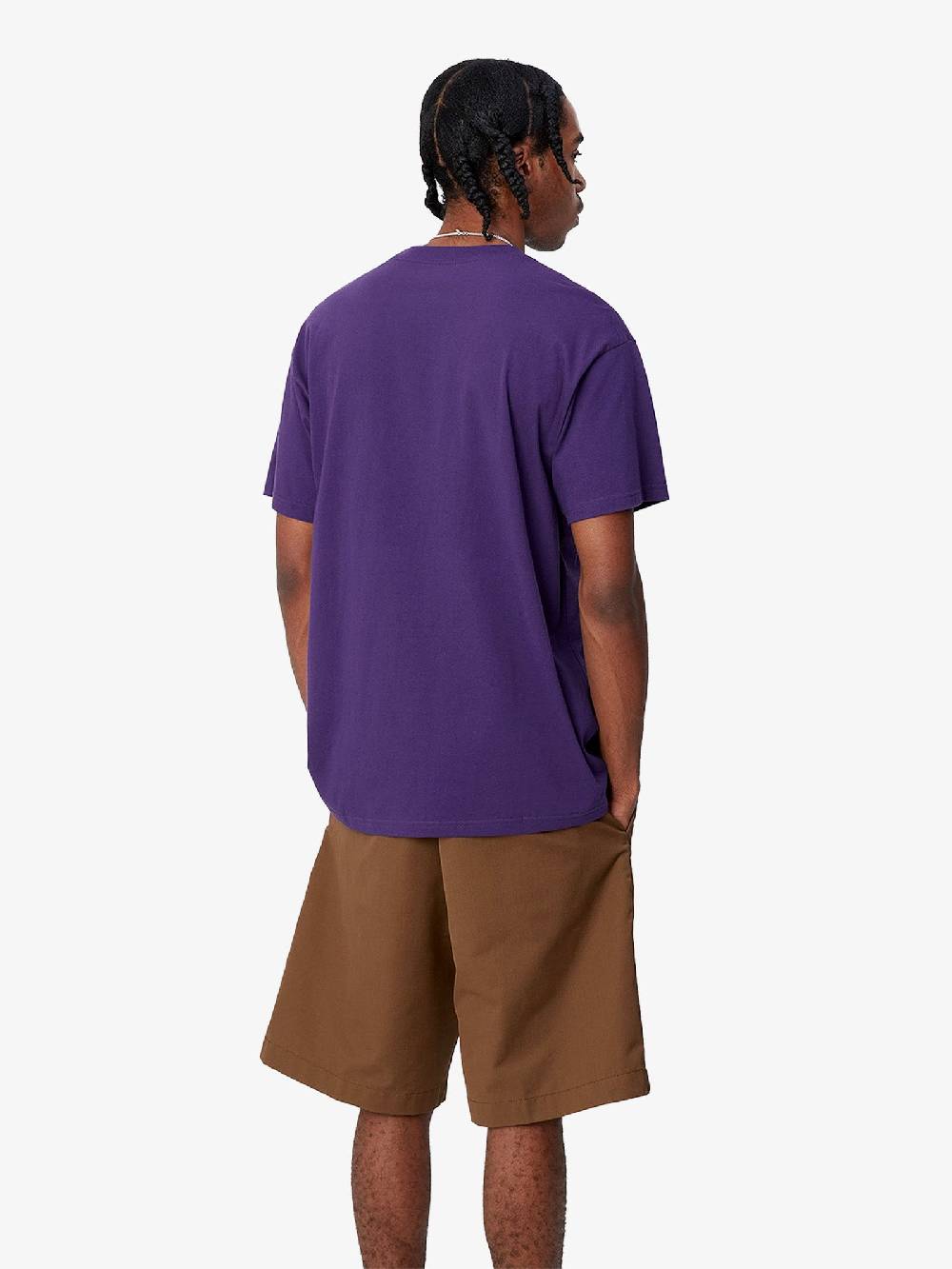 CARHARTT WIP T-shirt S/S Tube I033173_1Y5_XX Uomo In Cotone Viola