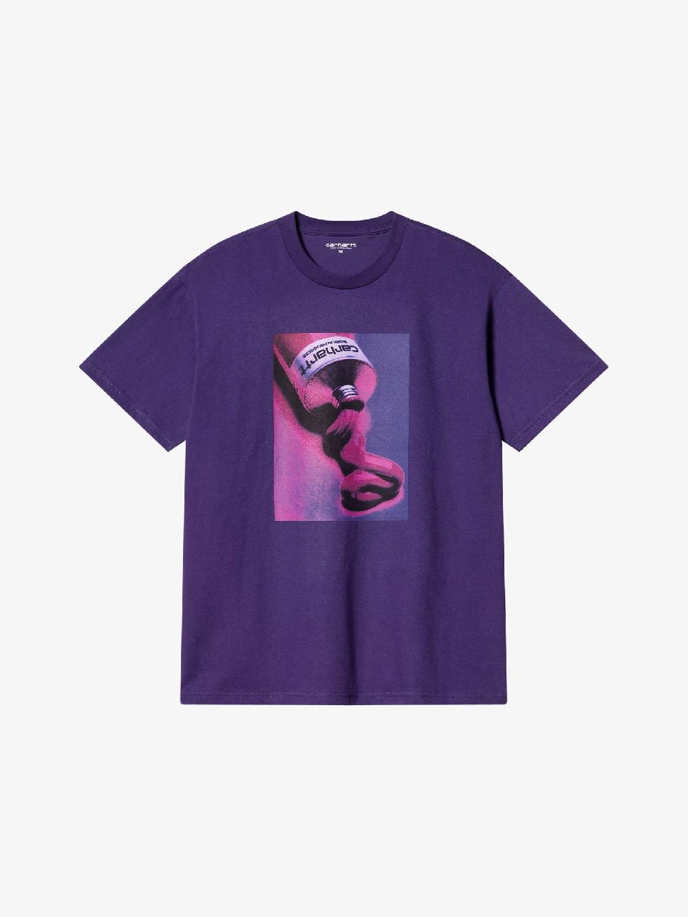 CARHARTT WIP T-shirt S/S Tube I033173_1Y5_XX uomo in cotone viola