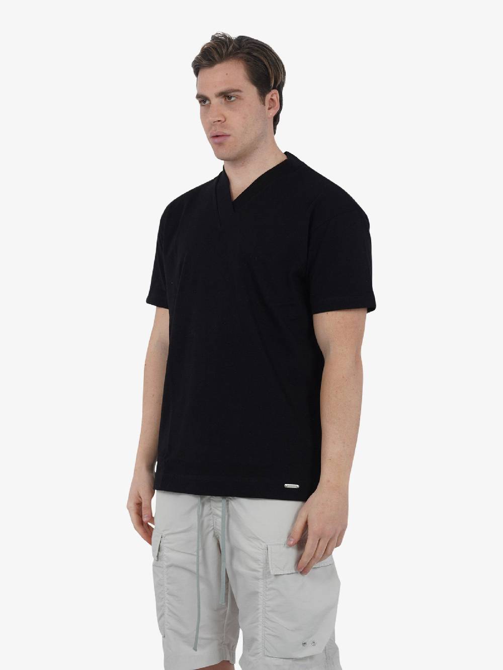 STATE OF ORDER T-shirt TANDER SO1TSS240008 Uomo Cotone Nero