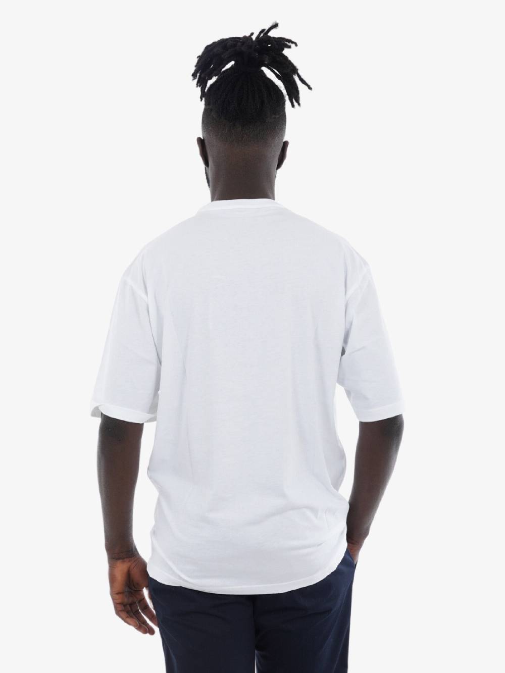 LOW BRAND T-shirt Uomo Cotone Bianco Basic Jersey Supima B193