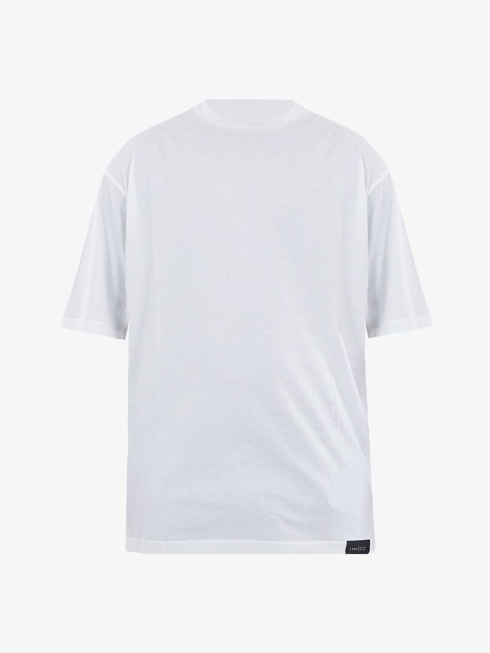 LOW BRAND T-shirt Uomo Cotone Bianco Basic Jersey Supima B193