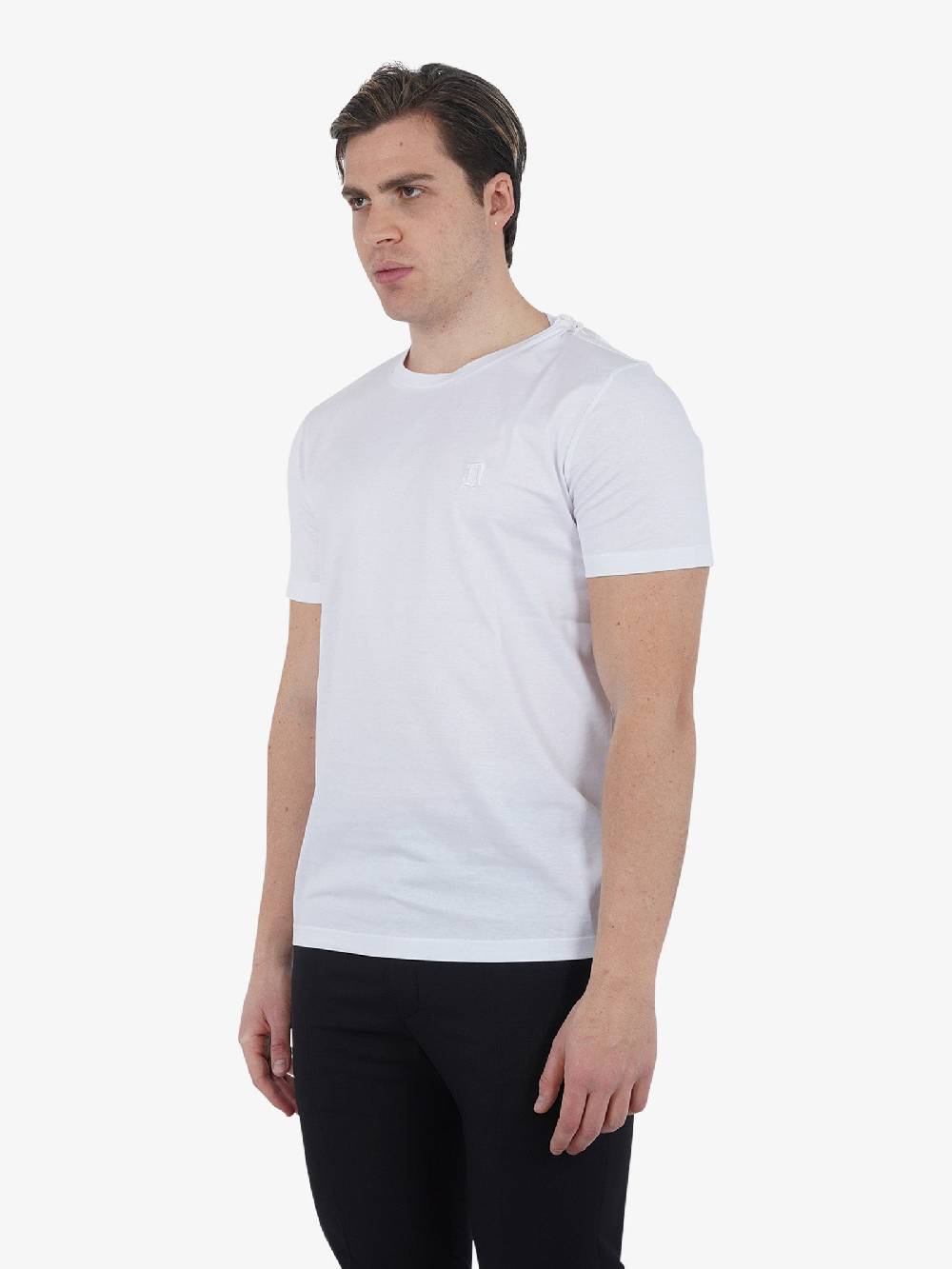 DONDUP T-shirt US198 JF0271U FS6 DU Uomo Cotone Bianco