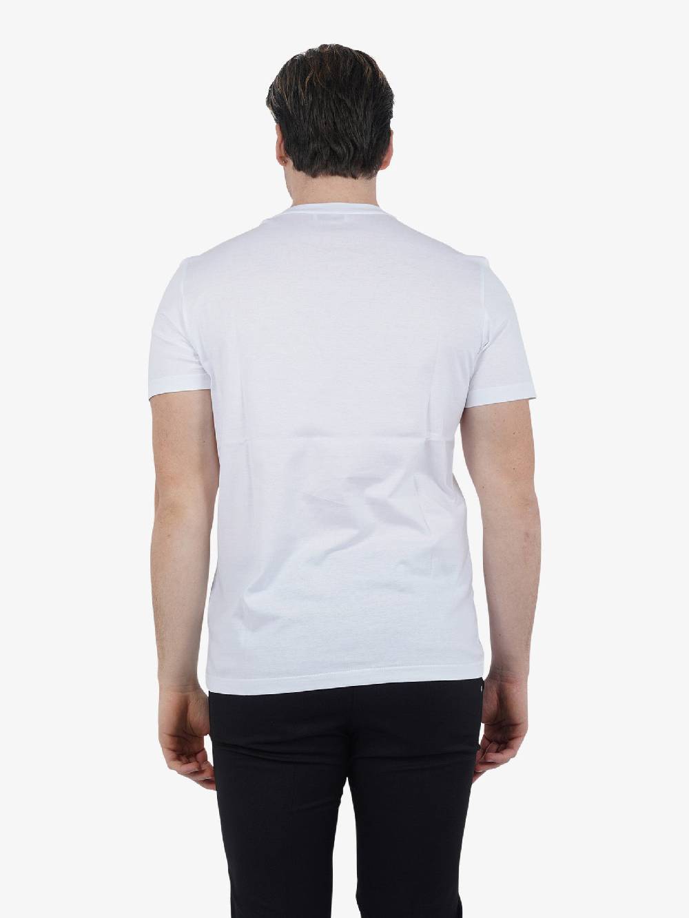 DONDUP T-shirt US198 JF0271U FS6 DU Uomo Cotone Bianco
