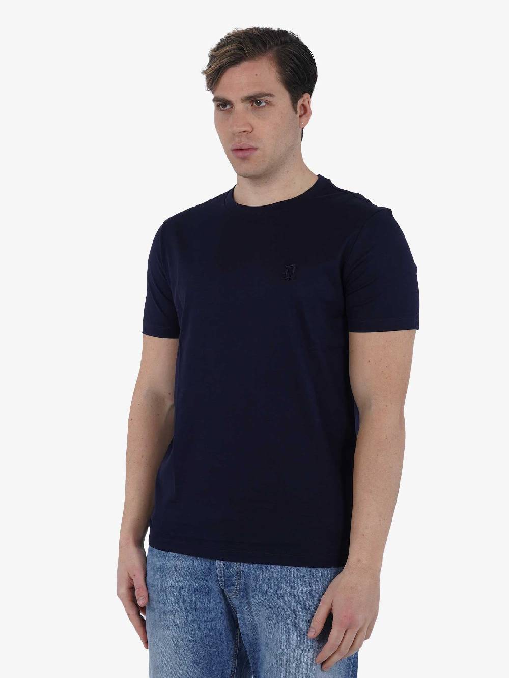 DONDUP T-shirt US198 JF0271U FS6 DU Uomo Cotone Blu