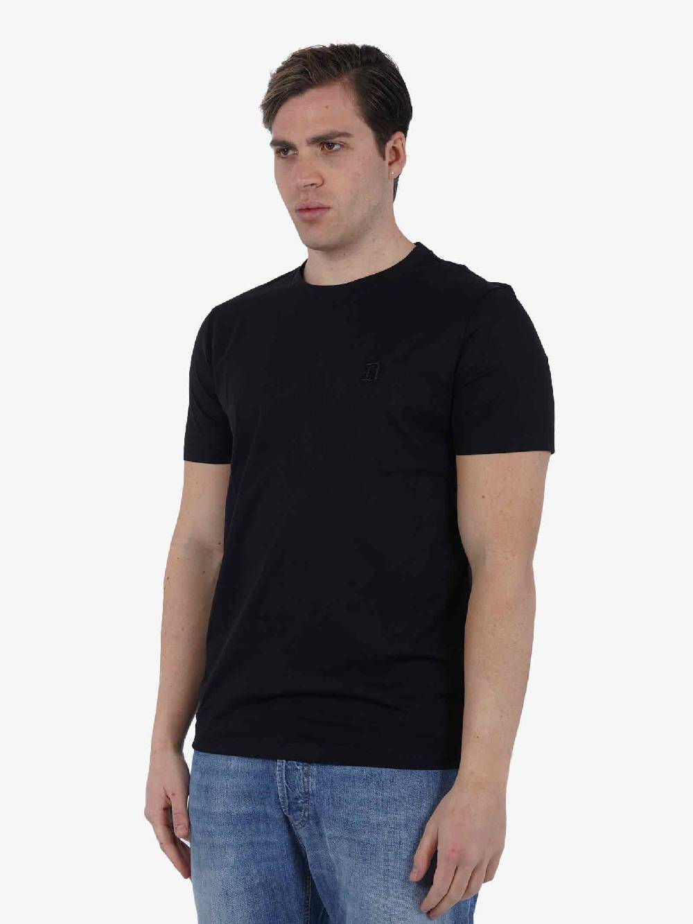 DONDUP T-shirt US198 JF0271U FS6 DU Uomo Cotone Nero