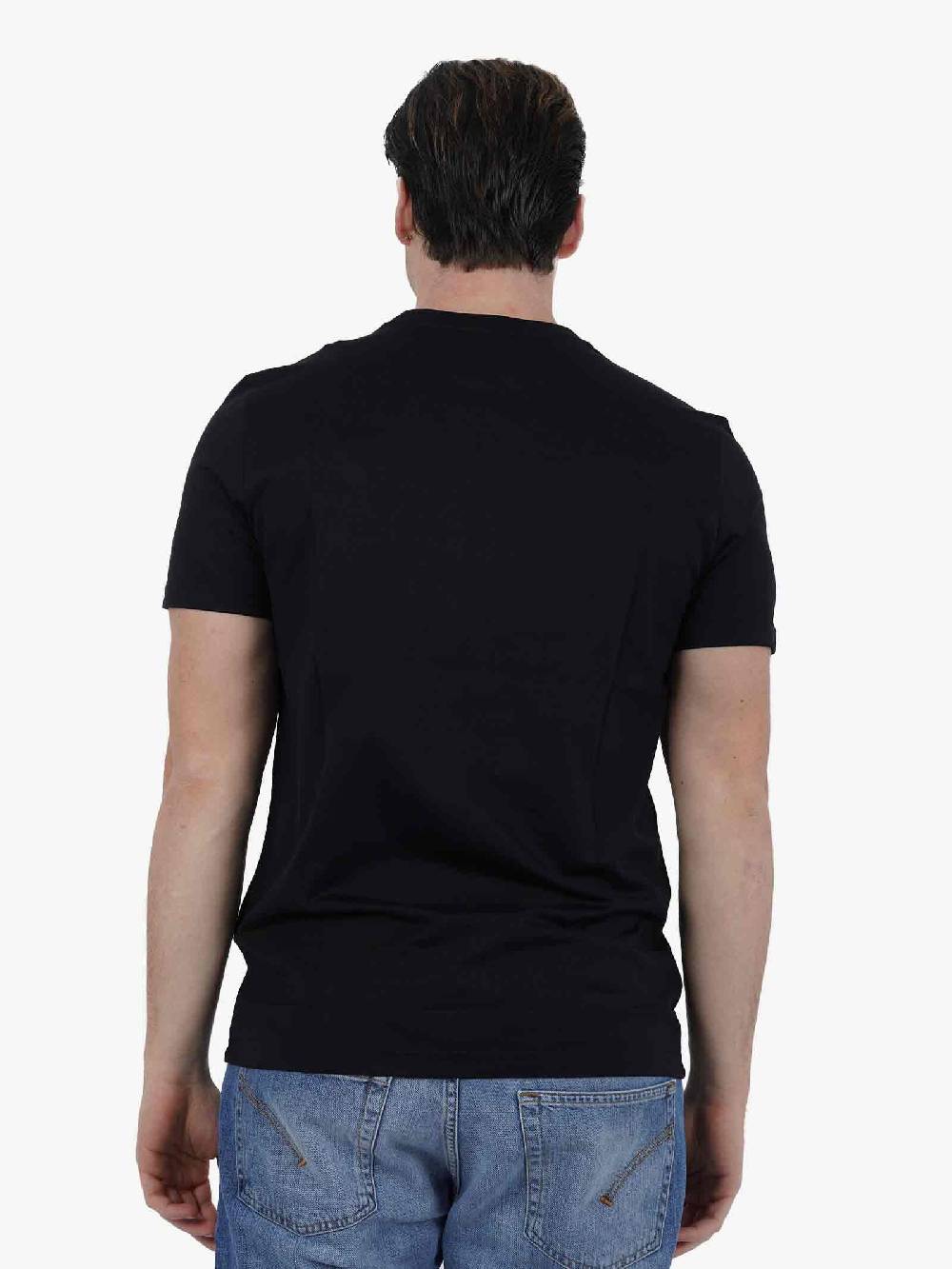 DONDUP T-shirt US198 JF0271U FS6 DU Uomo Cotone Nero