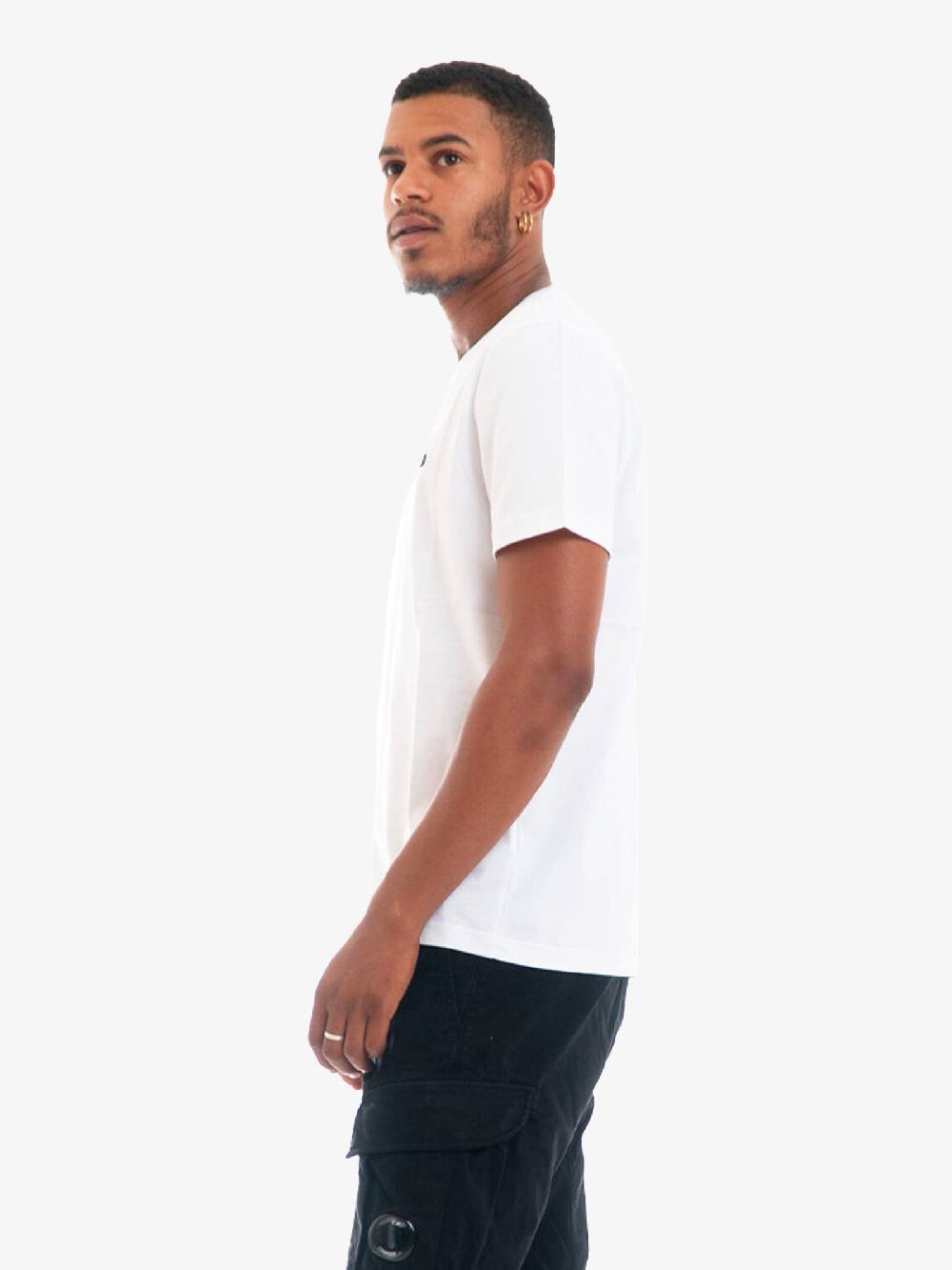 DONDUP T-shirt US198 JF0271U ZL4 DU Uomo In Cotone Bianca