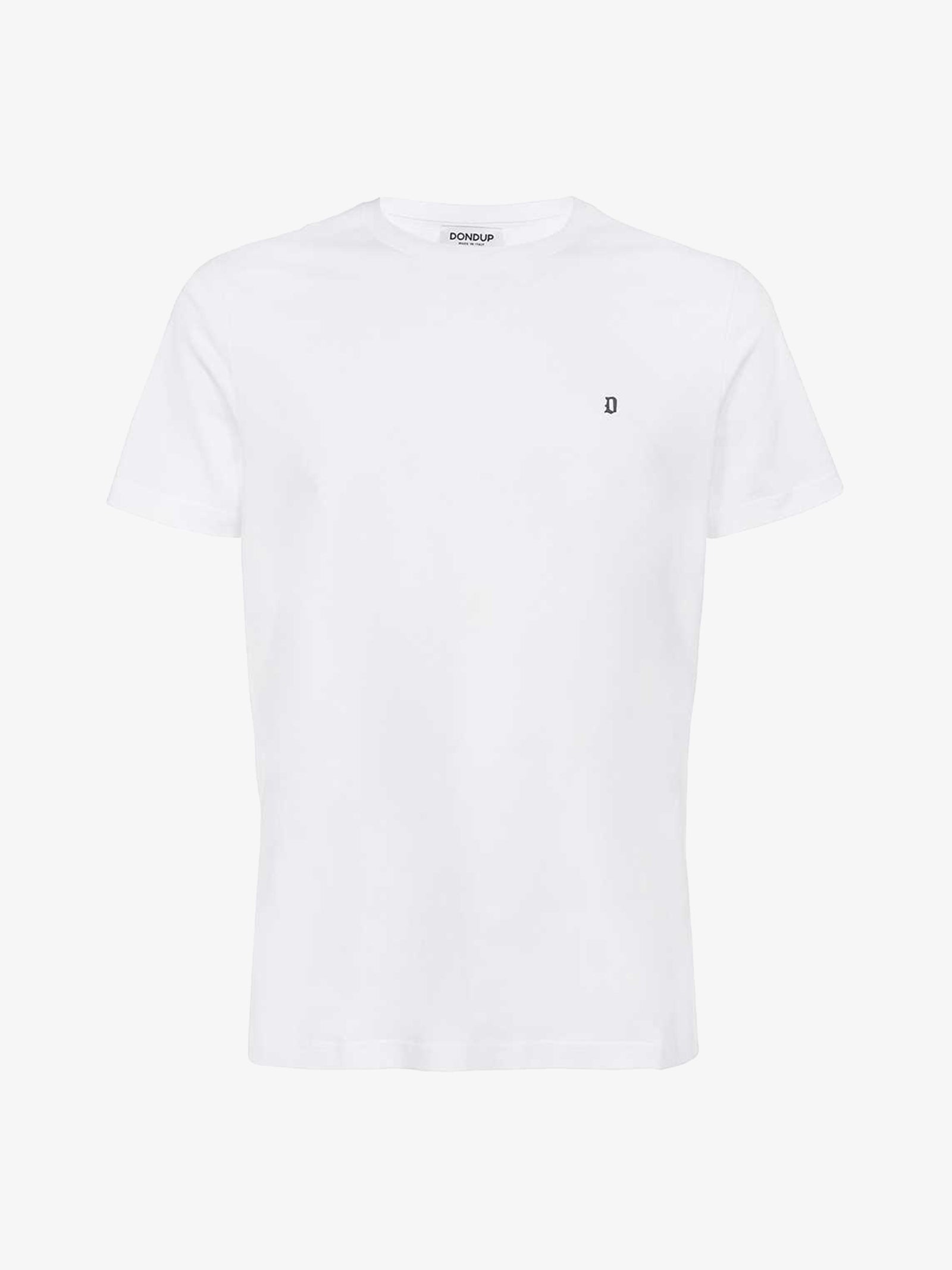 DONDUP T-shirt US198 JF0271U ZL4 DU uomo in cotone bianca