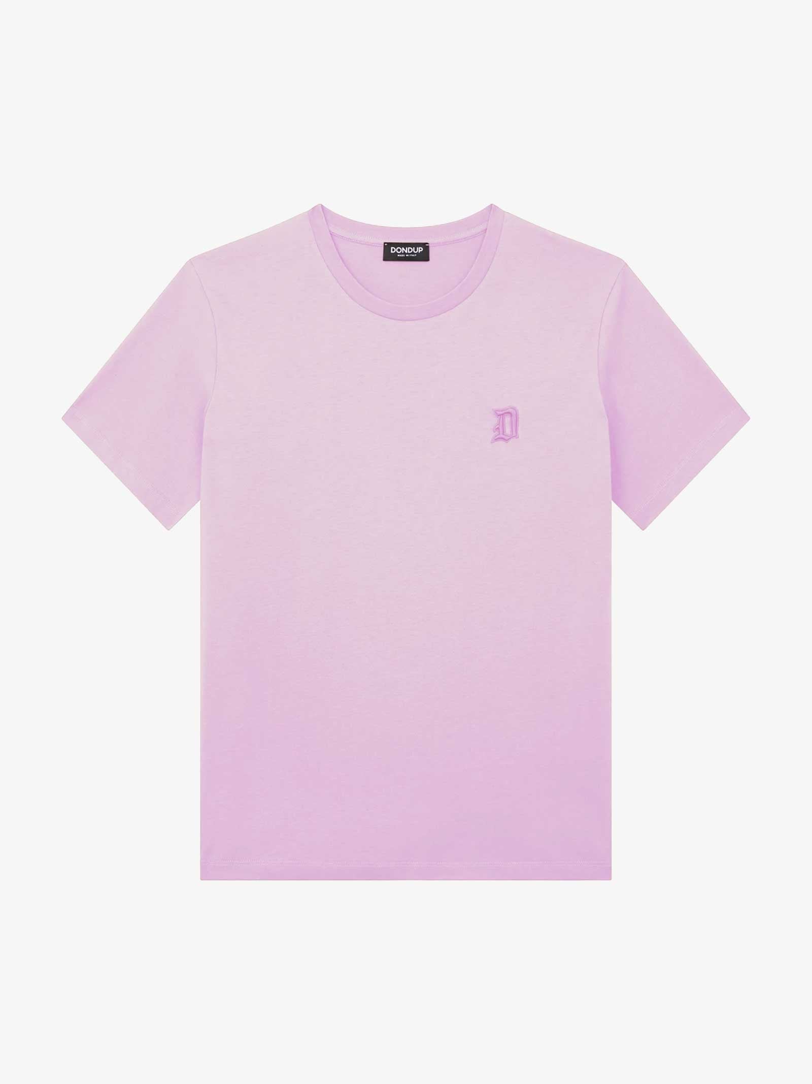 DONDUP T-shirt US198 JF0309U HN8 DU Uomo Cotone Viola
