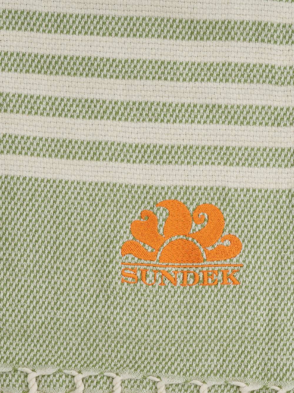 SUNDEK Telo Da Mare Jacquard Towel Unisex Verde/bicolore