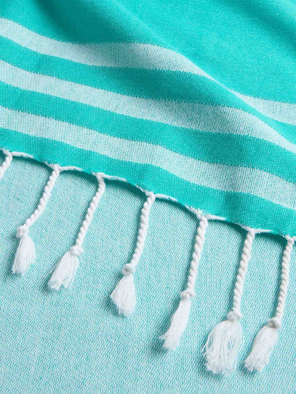 SUNDEK Telo Da Mare Key Fouta AM401ATC1000 Cotone Azzurro