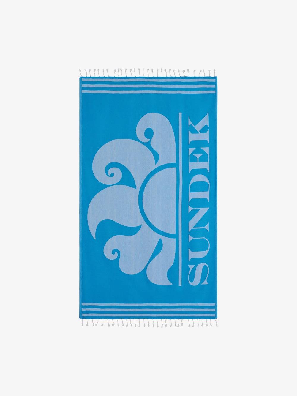 SUNDEK Telo da mare KEY FOUTA AM401ATC1000 cotone azzurro