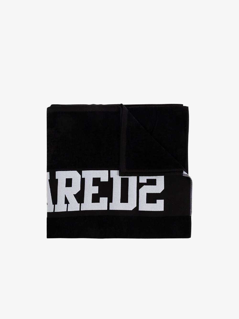 DSQUARED2 Telo Da Mare TOWEL D7P005450 Uomo Cotone Nero